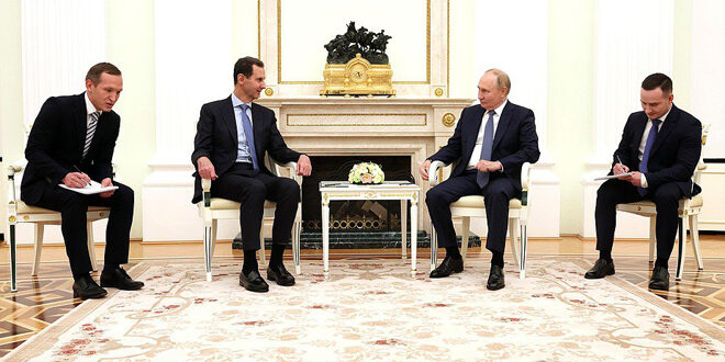 Cumhurbaşkanı Esad Rusya’ya Çalışma Ziyareti Gerçekleştirerek, Başkan Putin İle Görüştü