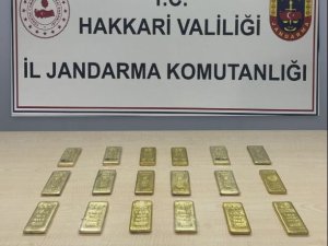 Hakkari'de 54 milyon TL değerinde altın ele geçirildi