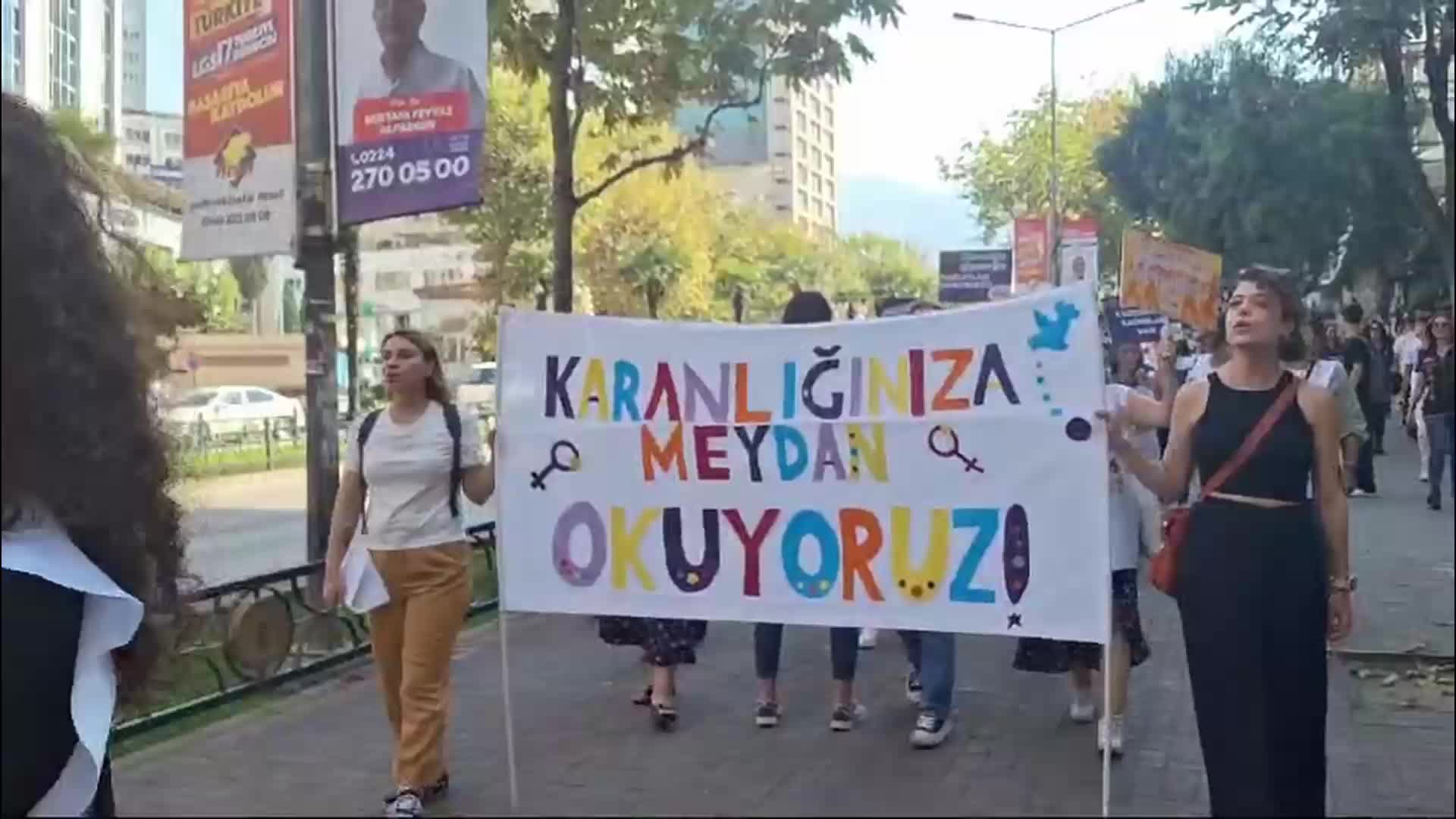 SOL Feminist Hareket, Bursa’da “Laiklik Mitingi” düzenledi