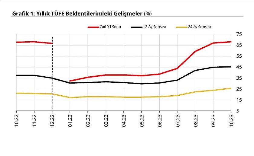 Merkez Bankası anketine göre enflasyonda yükseliş sürecek