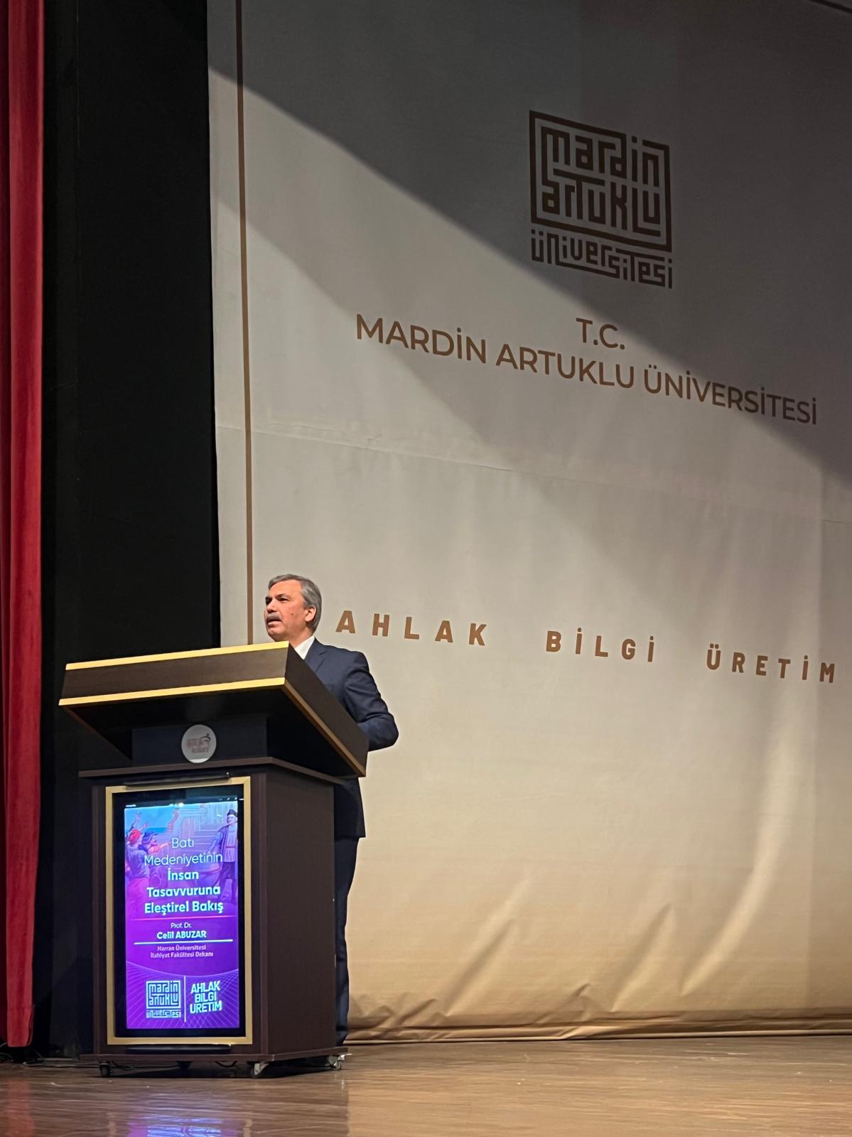 Prof. Dr. Celil Abuzar, Mardin’de İki Önemli Konferans Verdi