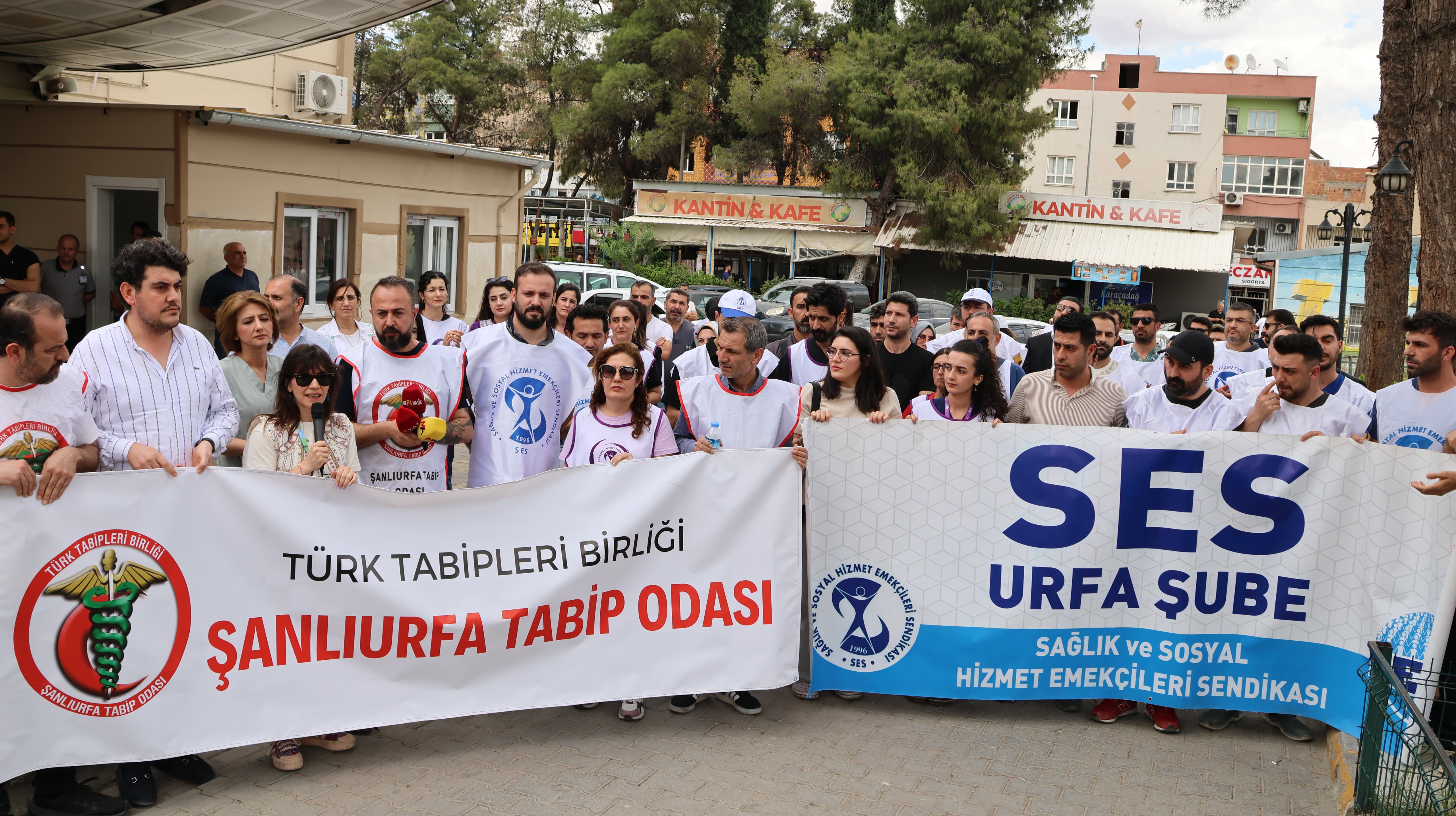 Urfa'da sağlıkta şiddete tepki: Failler cezalandırılsın 