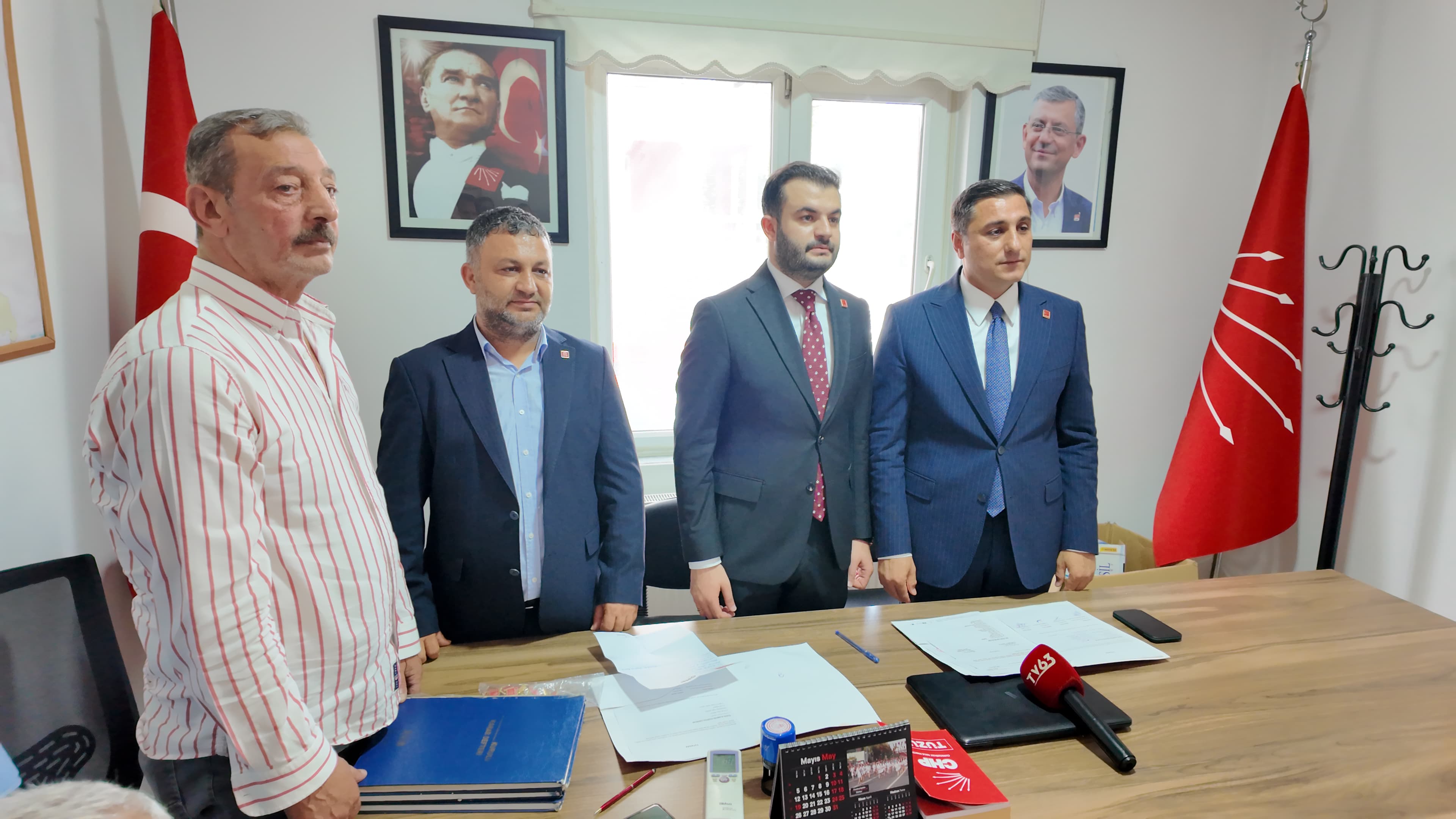 CHP HALİLİYE İLÇE BAŞKANLIĞINA, YÜZ YILLIK CHP'Lİ KILIÇ AİLESİNDEN Av. MEHMET  CAN KILIÇ ATANDI. 