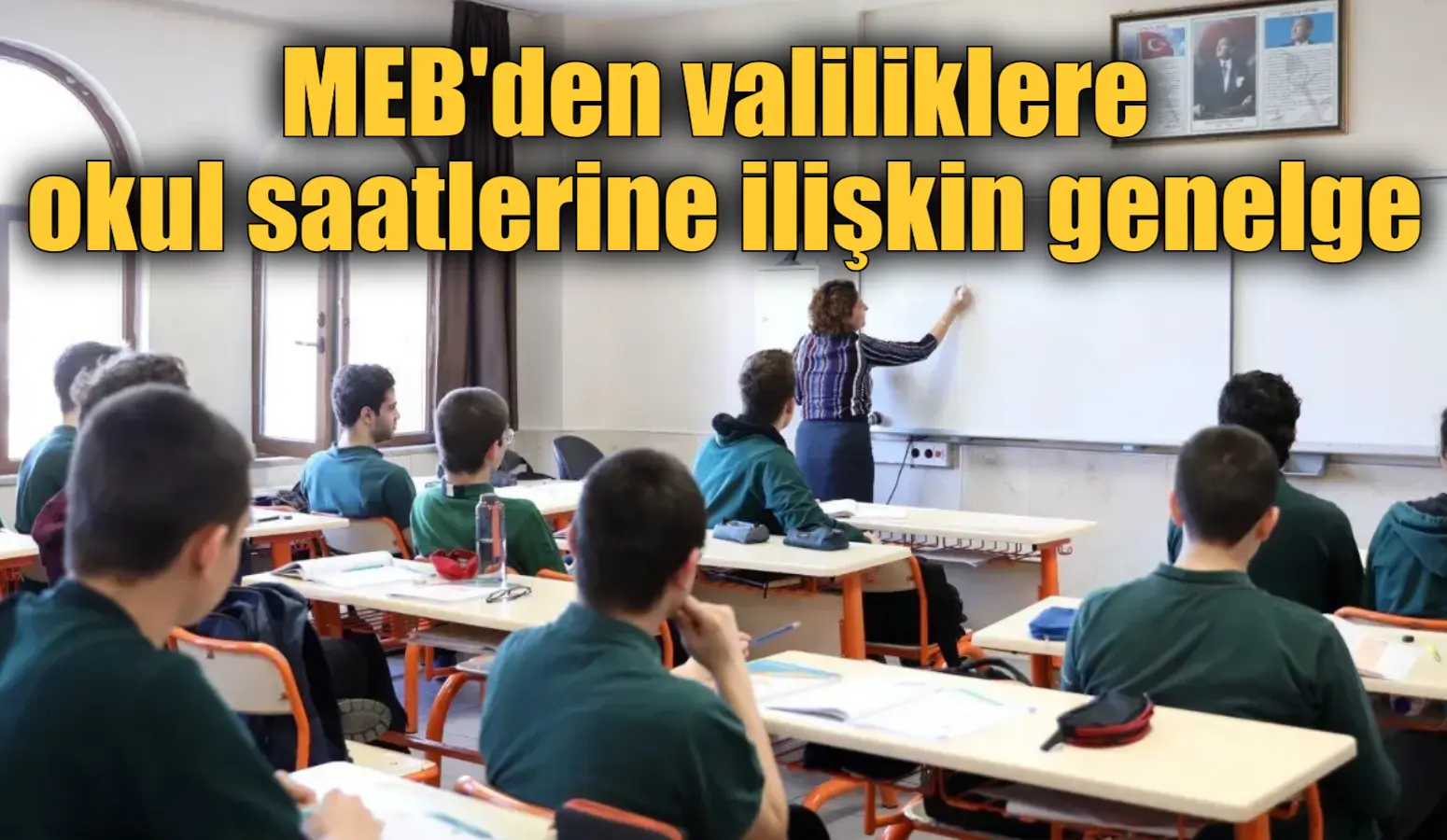 MEB’den valiliklere okul saatlerine ilişkin genelge