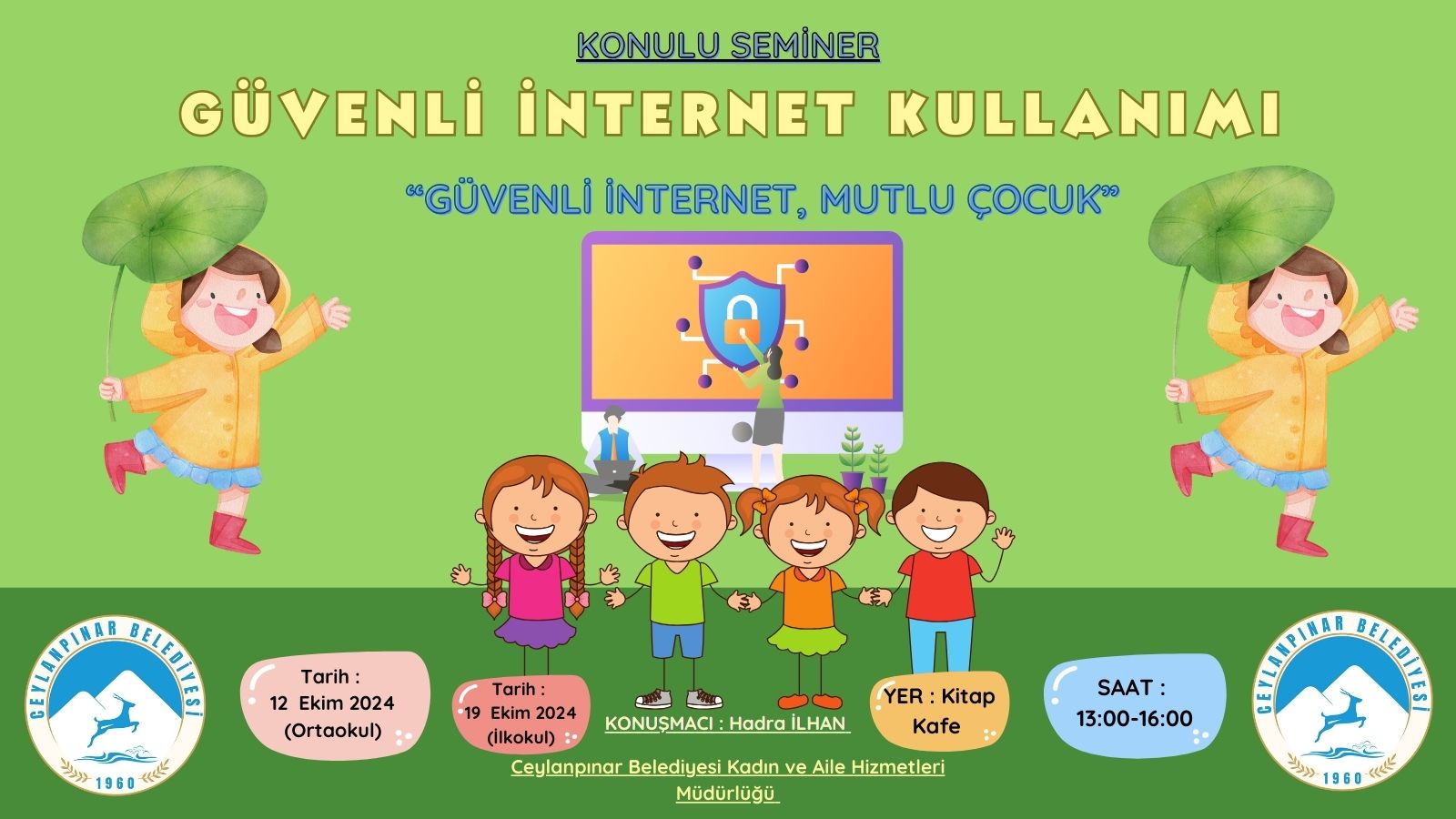 Ceylanpınar Belediyesi’nden “Güvenli İnternet” semineri 