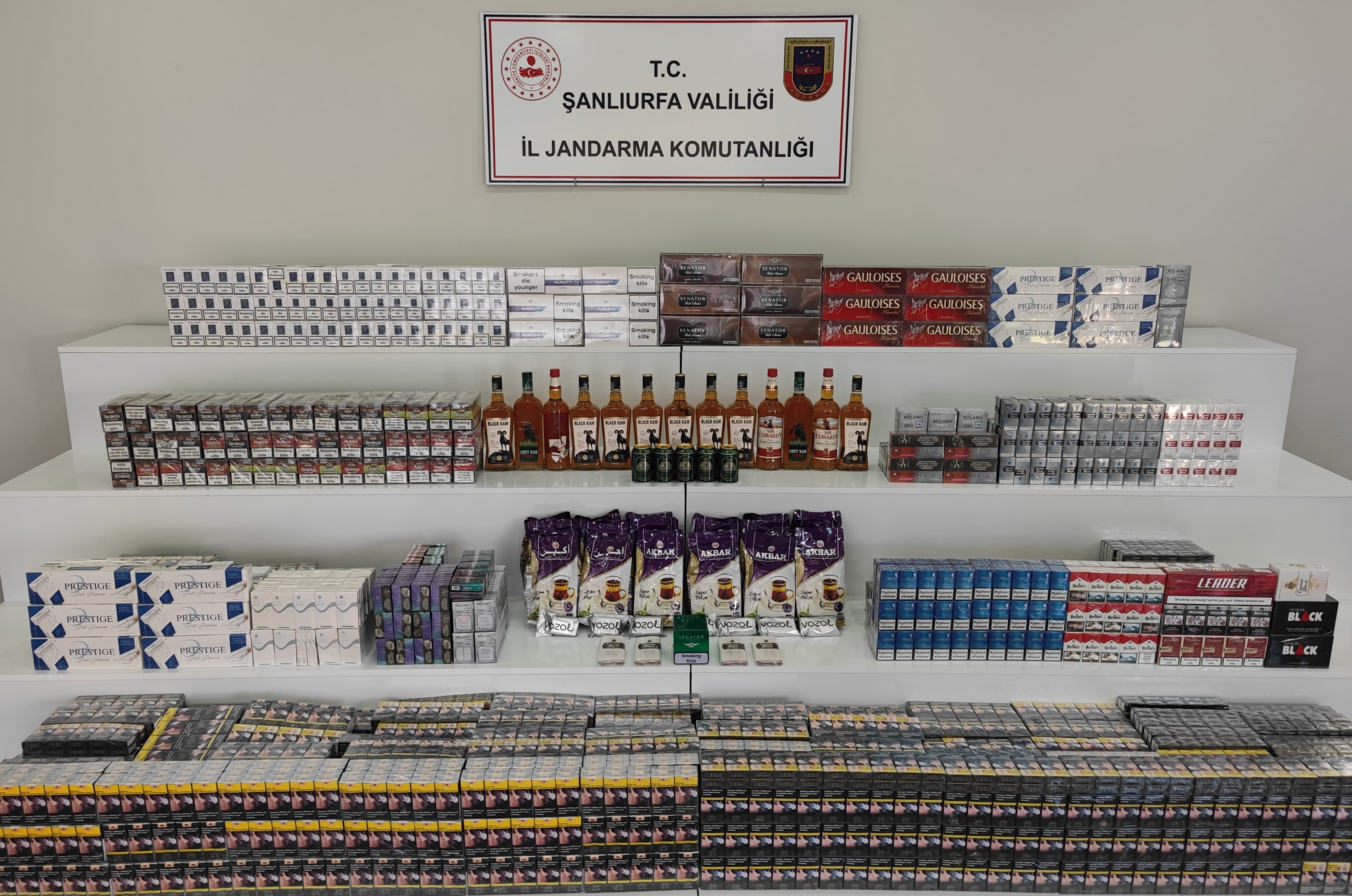 Şanlıurfa’da Jandarmadan Kaçakçılıkla Mücadelede Büyük Operasyon!