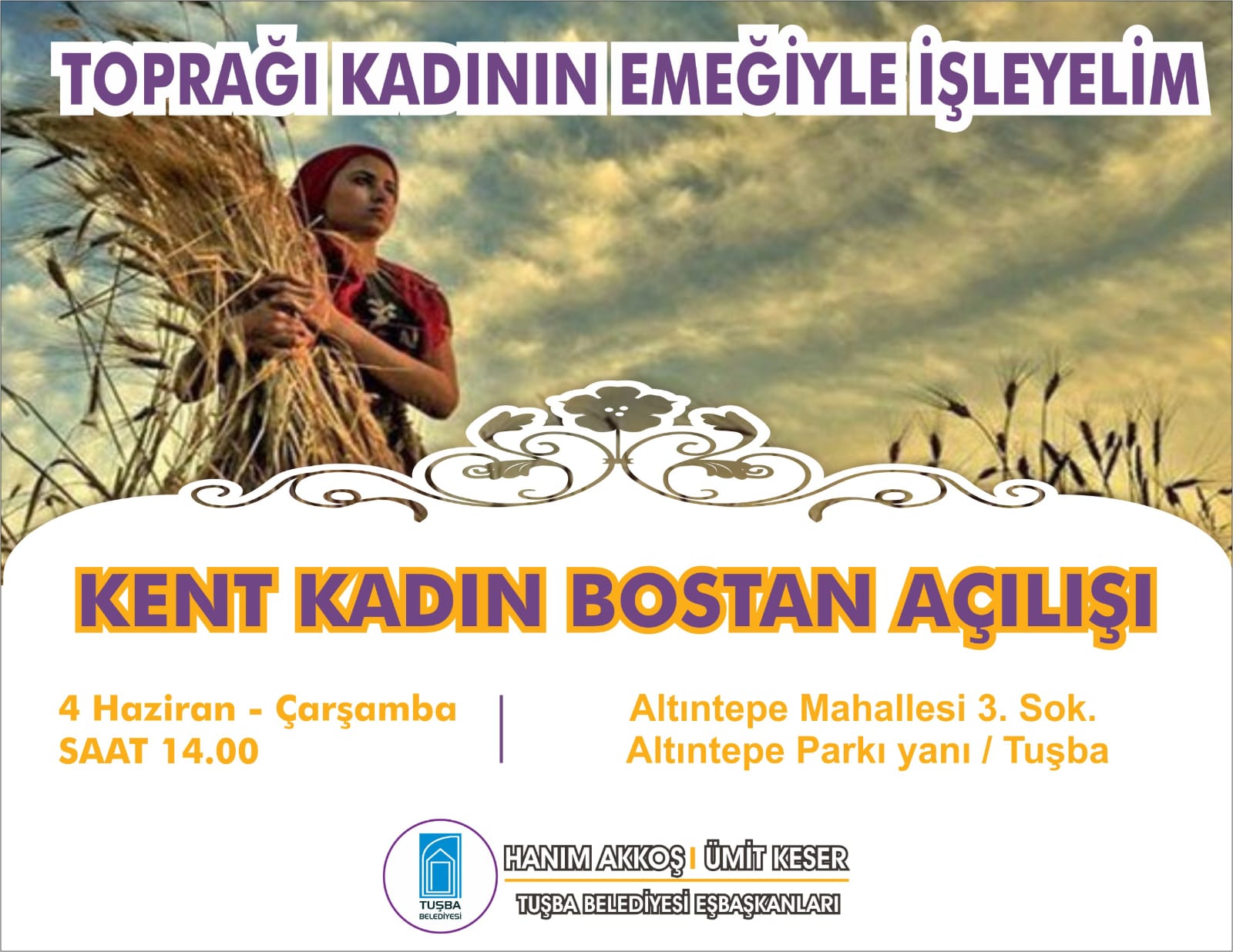 Tuşba’da ‘Kadın Kent Bostanı’ Açılıyor