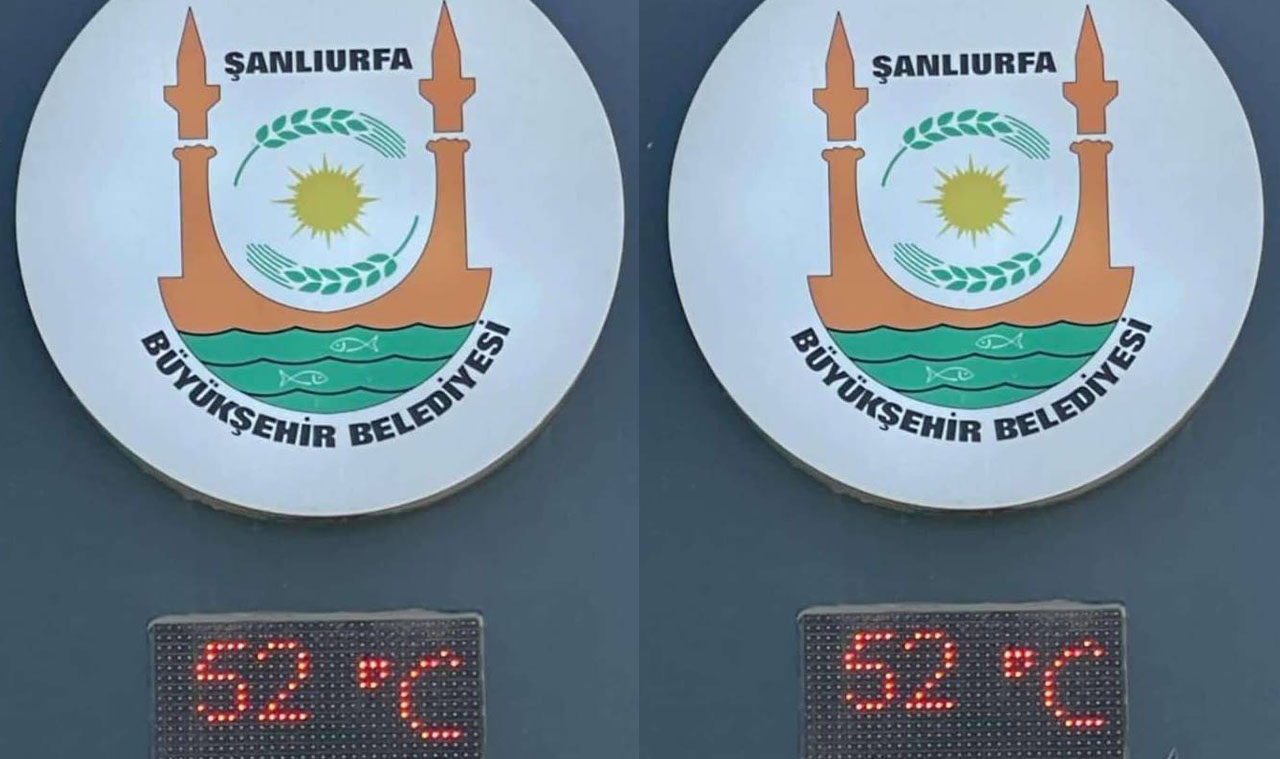  Şanlıurfa'da Kavurucu Sıcaklık: Termometreler 52 Dereceyi Gösterdi!