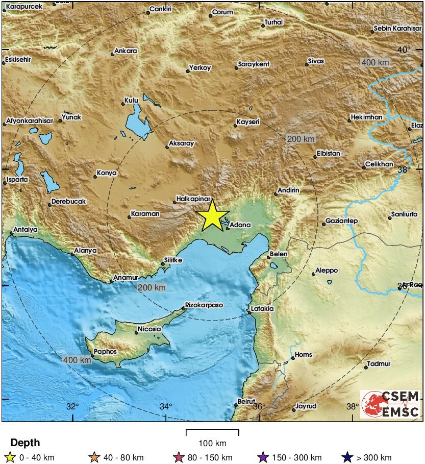 SON DAKİKA:HATAY 3,6 İLE  YİNE KORKUTTU...