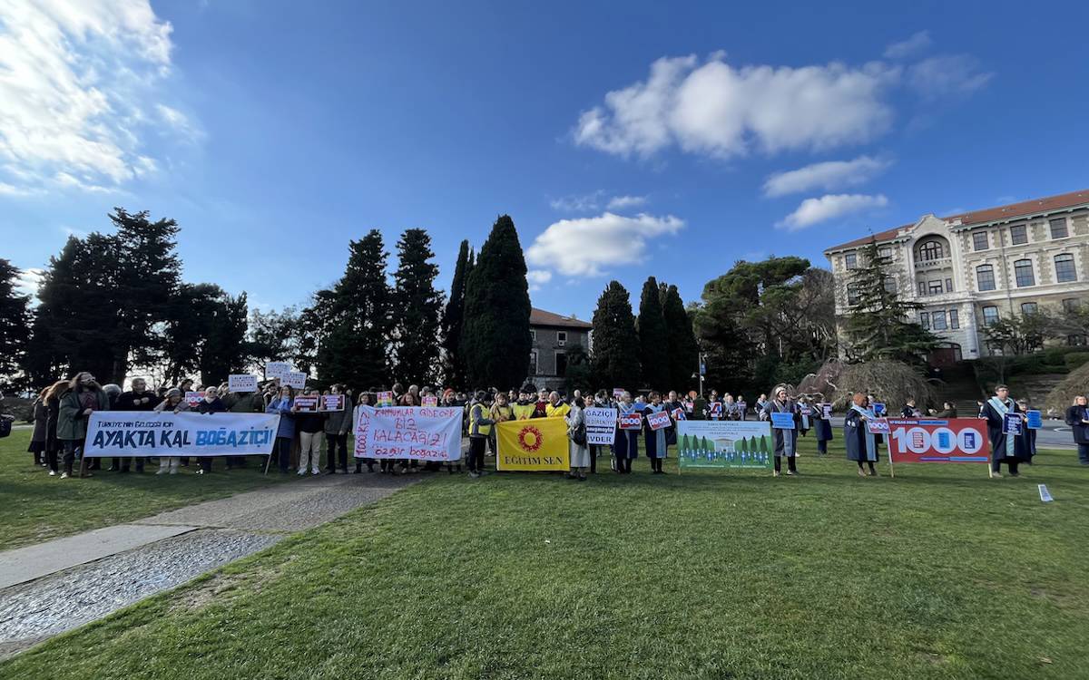 Boğaziçi Üniversitesi akademisyenlerinin nöbeti 1000. gününde