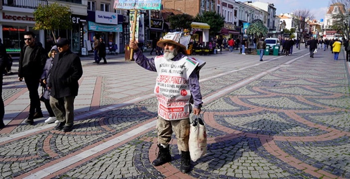 Oğlu için yürüyen Ahmet Sönmezer Edirne'ye ulaştı