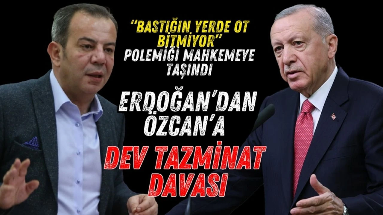 Erdoğan’dan Özcan’a dev tazminat davası!