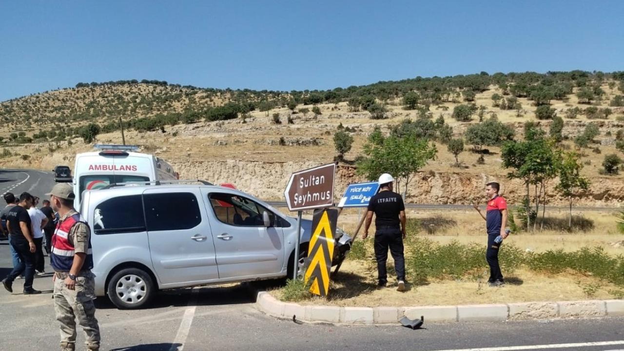 Mardin’de trafik kazası: 2 yaralı