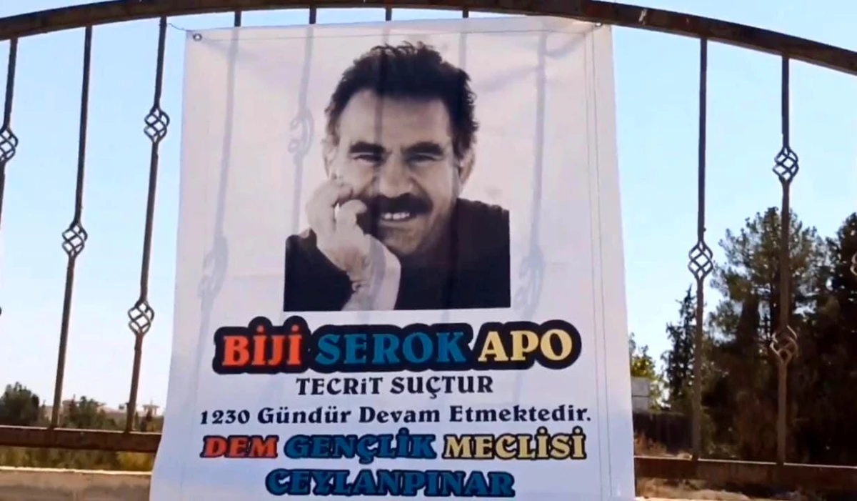 Ceylanpınar'da PKK Posterine Soruşturma